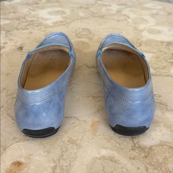 GEOX Blue Patent Leather Driving Loafers - Picture 7 of 11